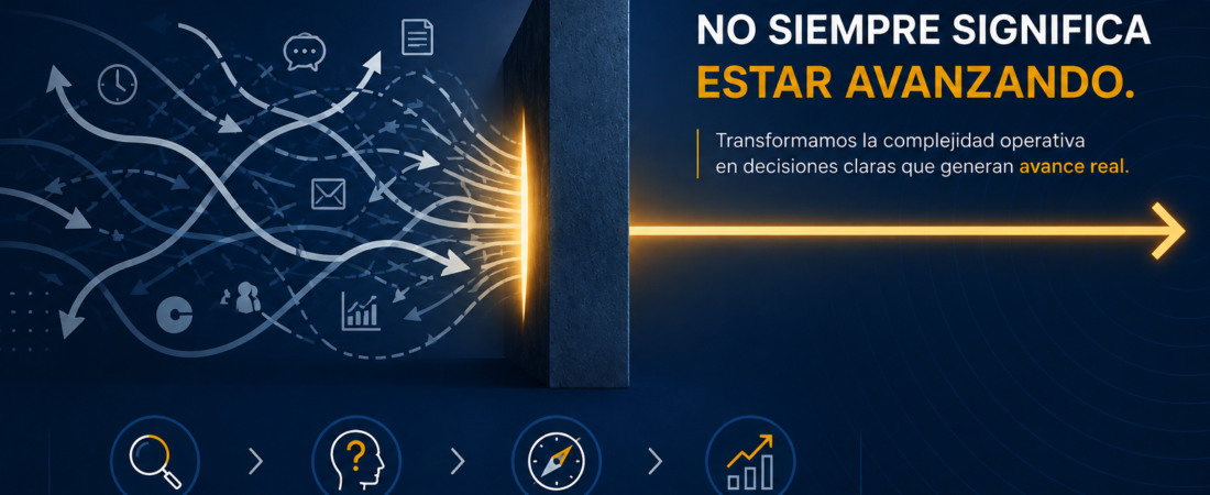 Cuando una empresa deja de avanzar, trabajar más no siempre resuelve el problema.