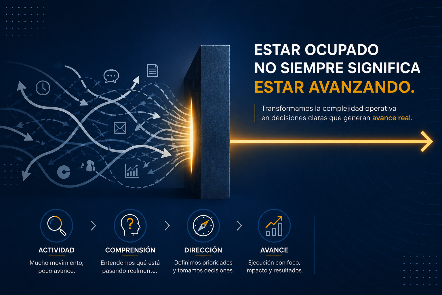 Cuando una empresa deja de avanzar, trabajar más no siempre resuelve el problema.